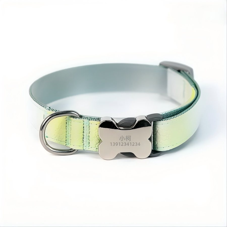 Personalized Vegan Leather Dog Collar