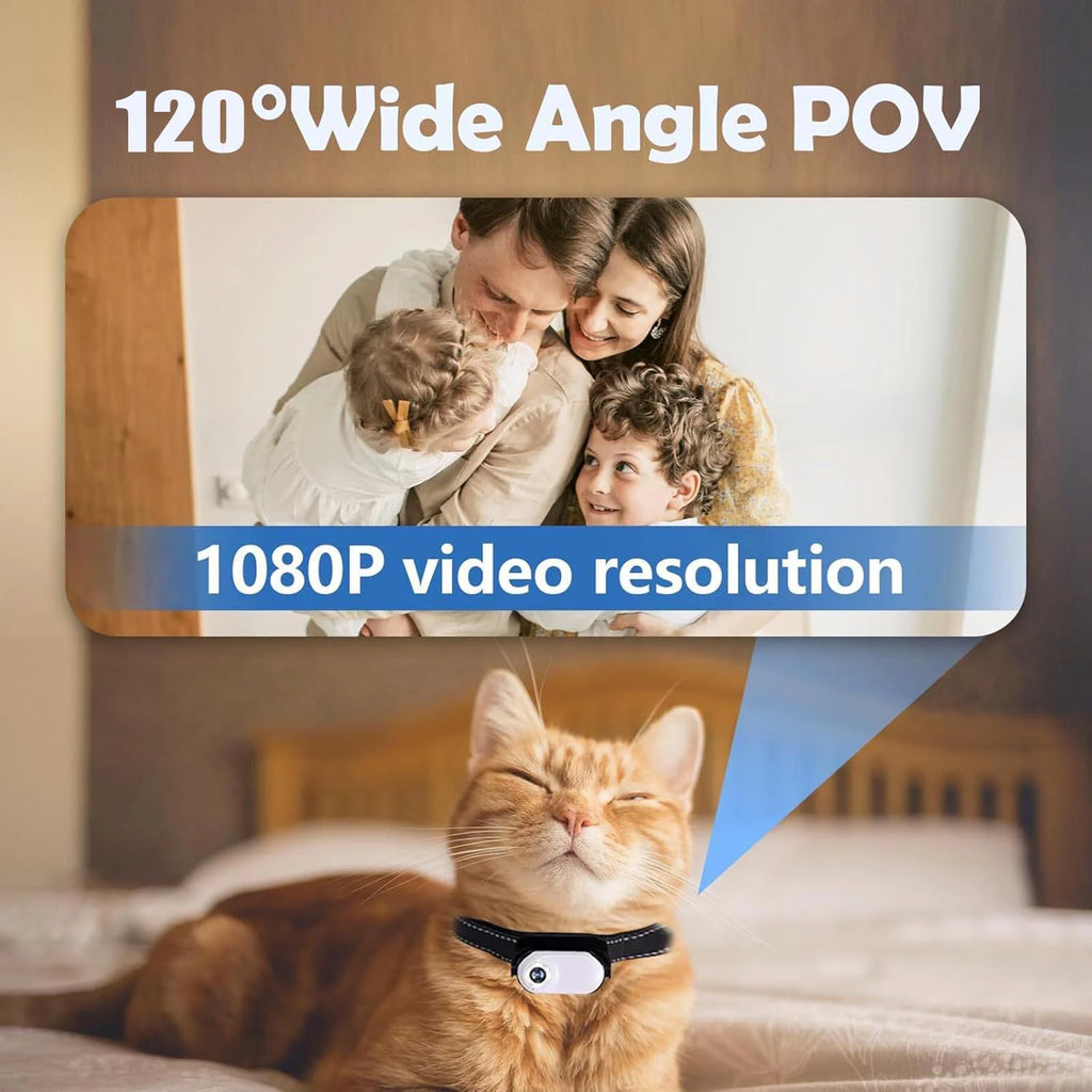 1080P HD Pet Camera Collar