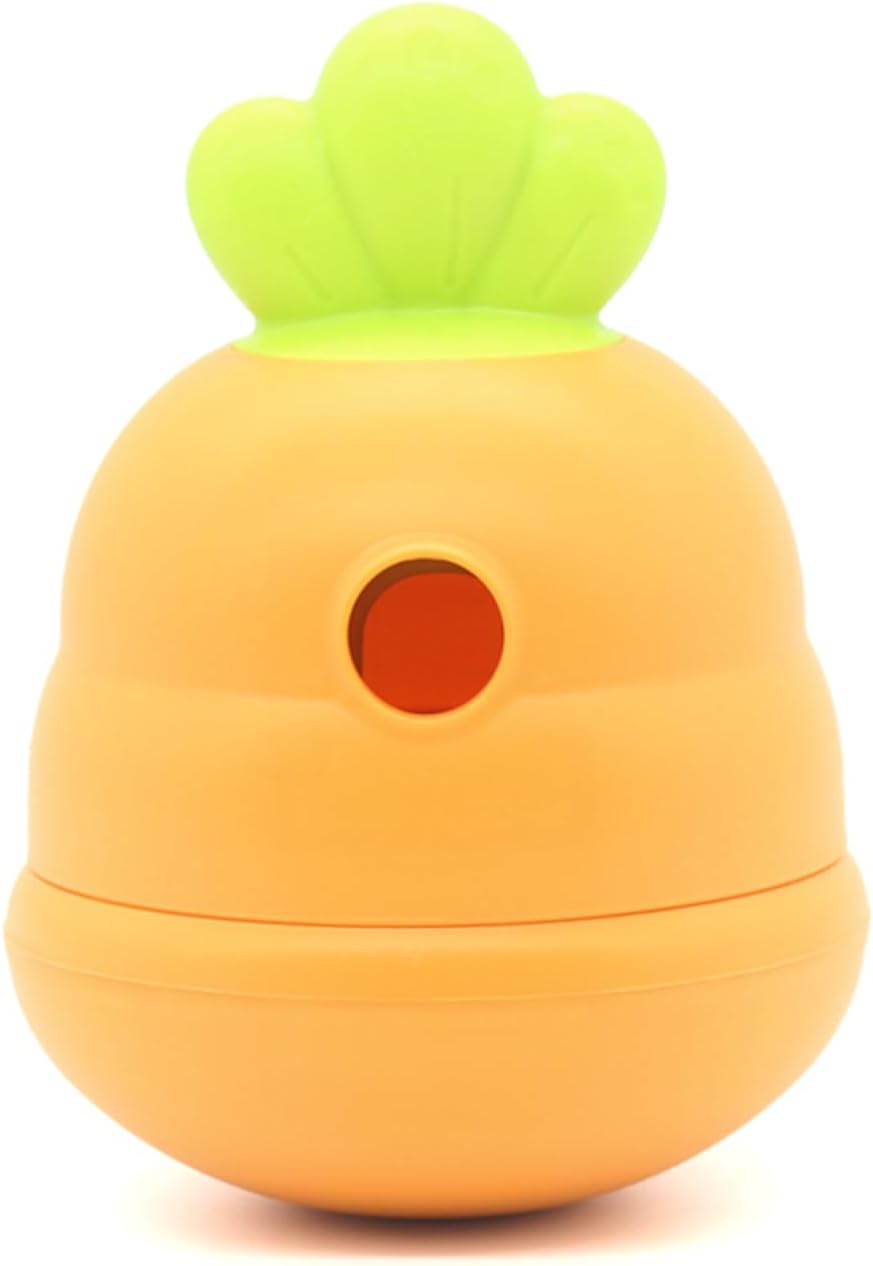 Natural Rubber Chew Toy Fillable Food Puzzle Ball for Small and Medium-Sized Dogs