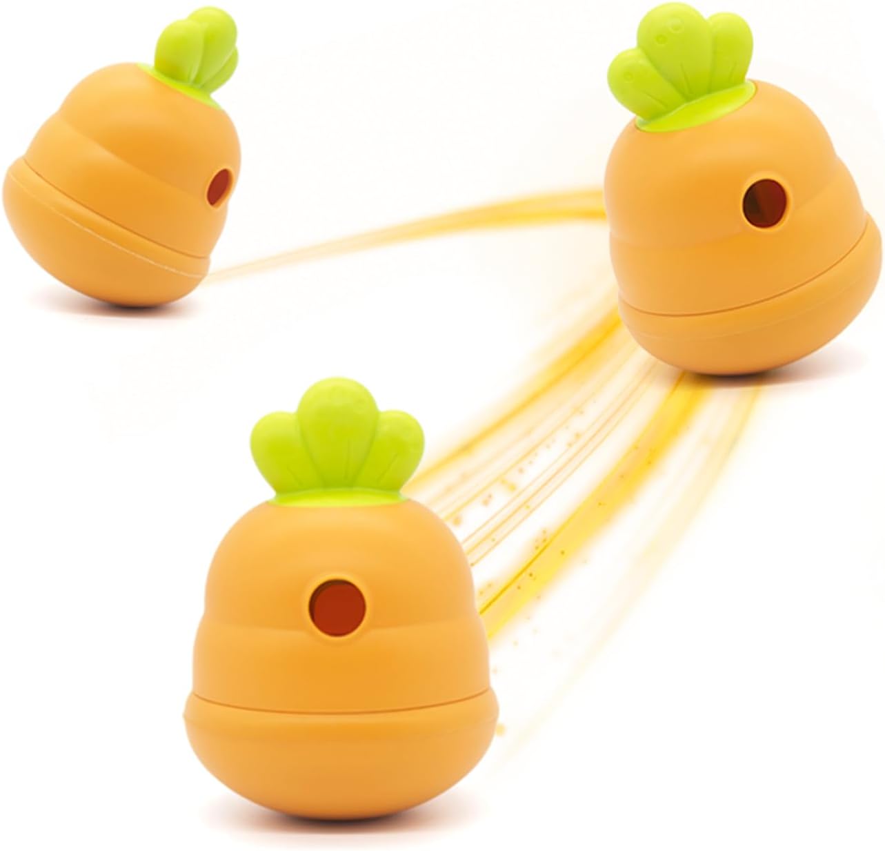 Natural Rubber Chew Toy Fillable Food Puzzle Ball for Small and Medium-Sized Dogs