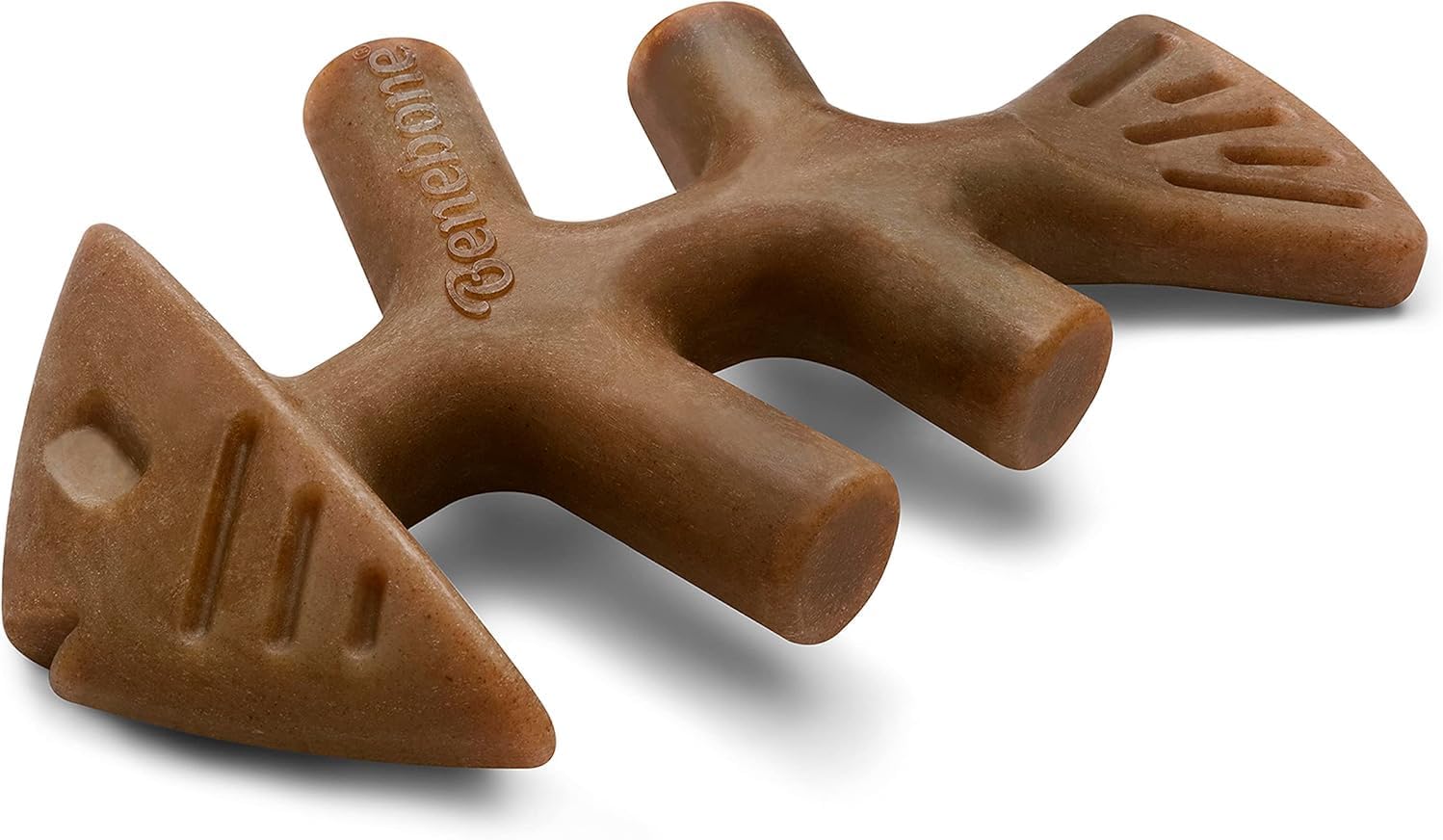 Fishbone Durable Dog Chew Toy for Aggressive Chewers