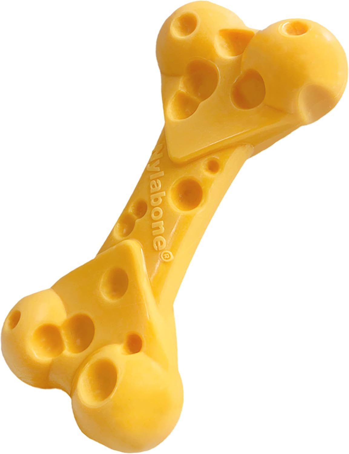Cheese Bone Power Chew Toy for Dogs- Up to 35 lbs