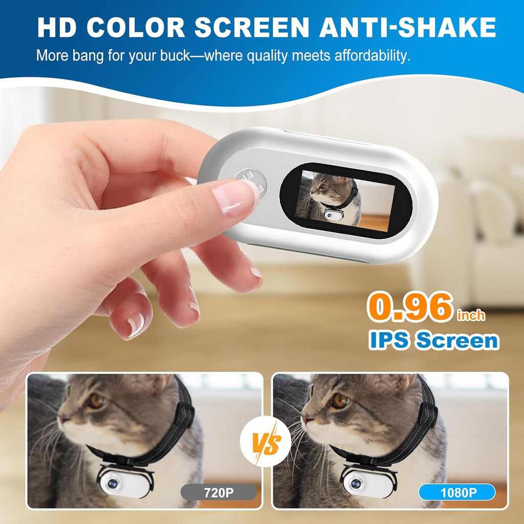 1080P HD Pet Camera Collar