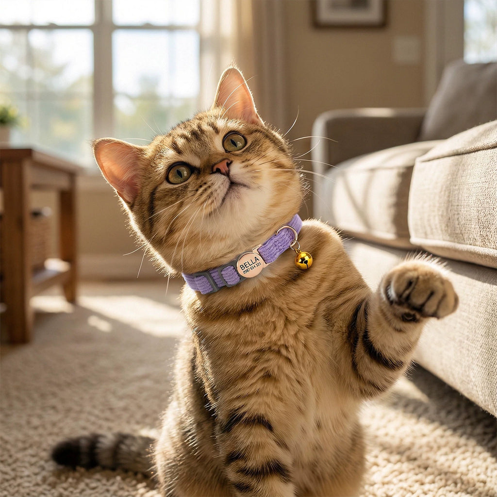 Personalized Corduroy Collar | Ultra-Soft & Secure Fit