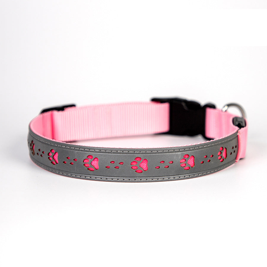 Dual-Visibility LED Dog Collar