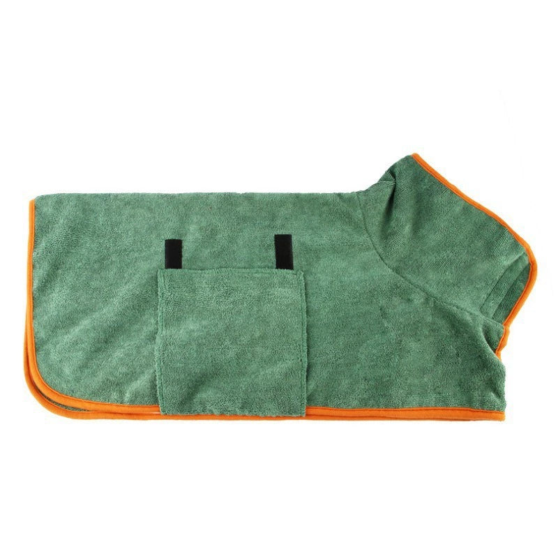 Ultra-Absorbent Pet Bathrobe | Quick-Drying Comfort