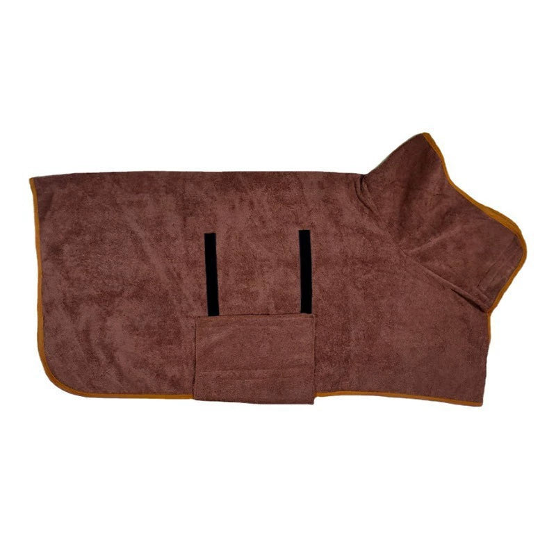Ultra-Absorbent Pet Bathrobe | Quick-Drying Comfort