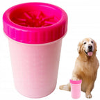 Portable Dog Paw Cleaner Cup with Soft Silicone Bristles