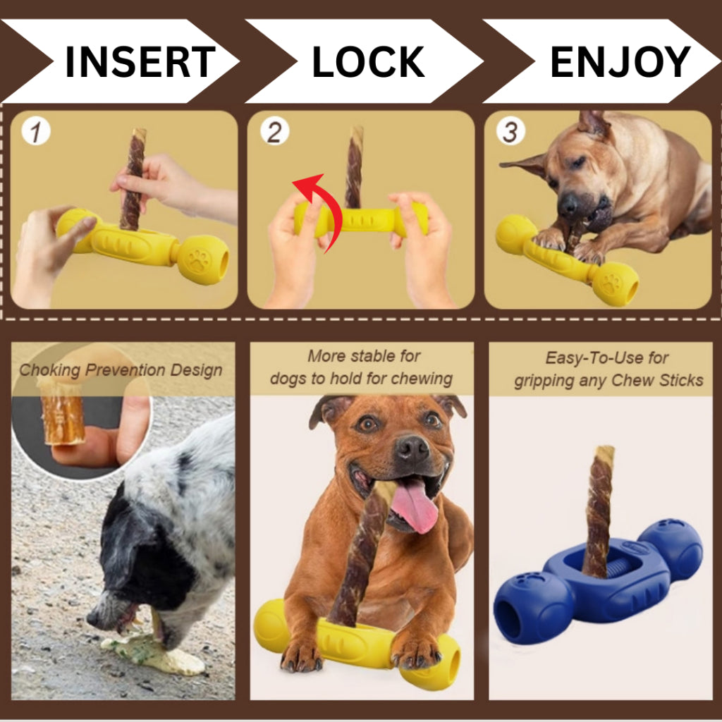 MultiChew Grip Safety Holder for Dog Chews