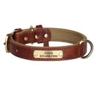 Personalized Premium Leather Collar