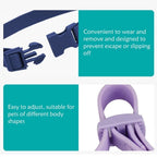 Waterproof PVC Dog Collar with Quick-Release Buckle