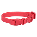 Waterproof PVC Dog Collar with Quick-Release Buckle