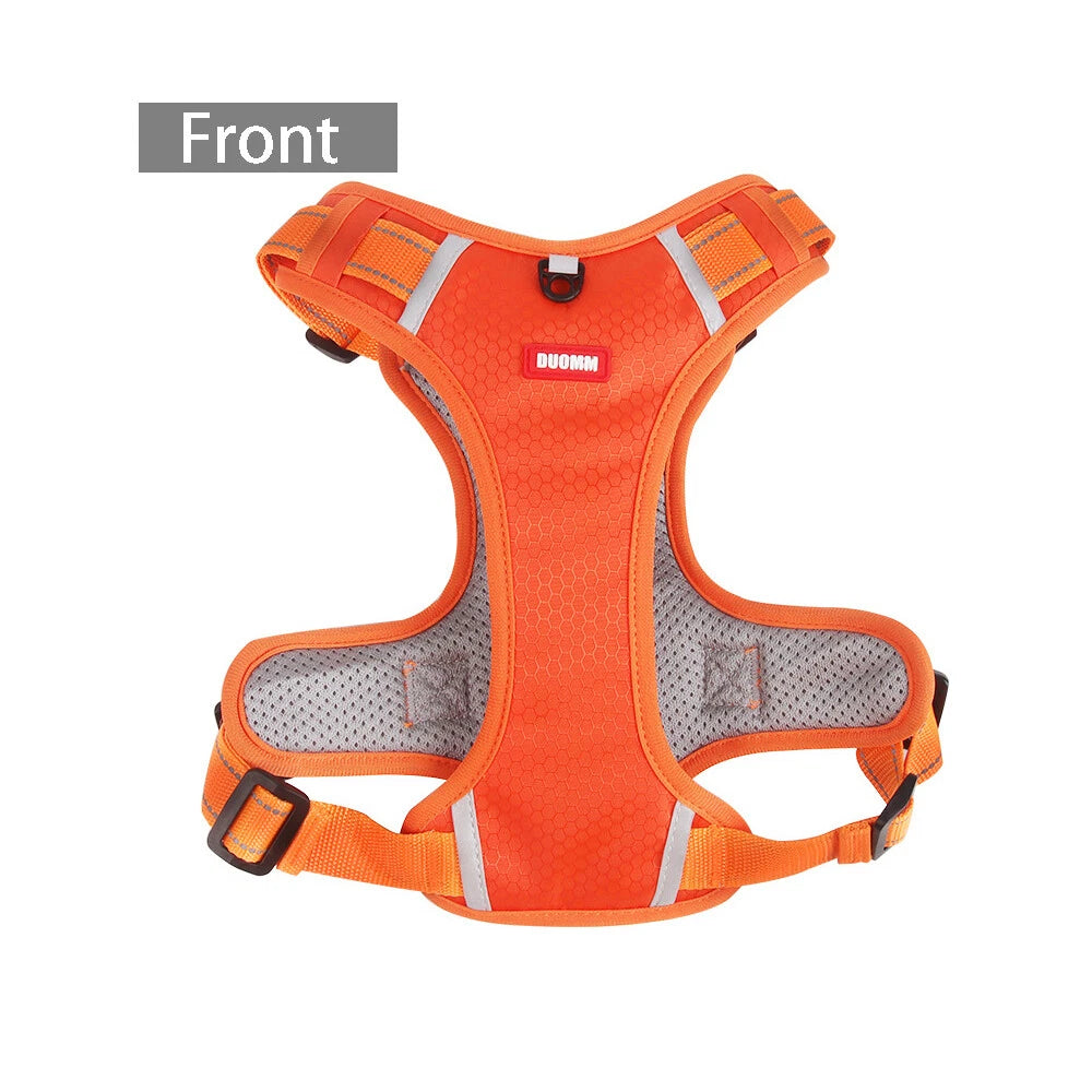 Tactical Dog Harness Vest with Handle & Reflective Straps