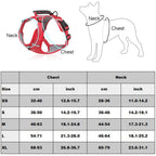 Tactical Dog Harness Vest with Handle & Reflective Straps