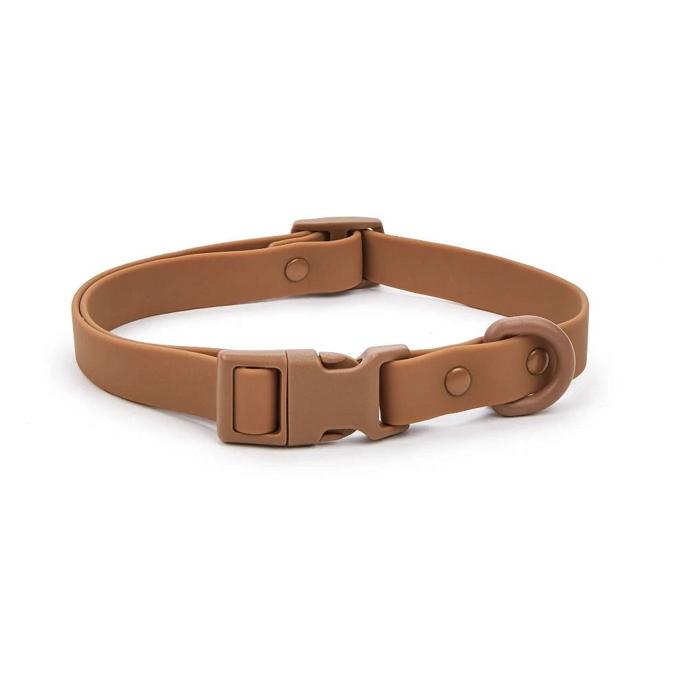 Waterproof PVC Dog Collar with Quick-Release Buckle