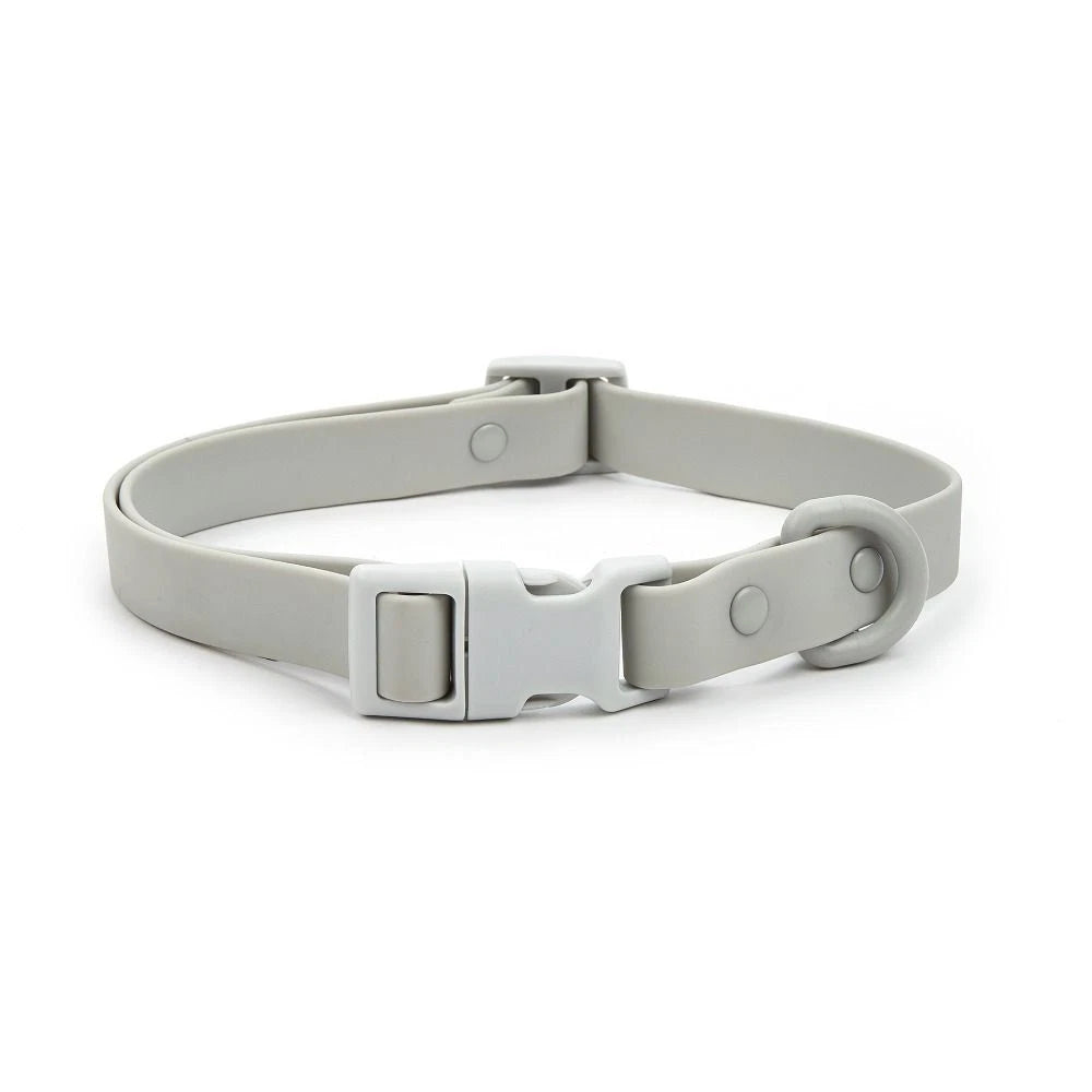 Waterproof PVC Dog Collar with Quick-Release Buckle