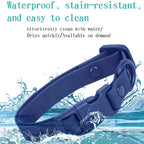 Waterproof PVC Dog Collar with Quick-Release Buckle